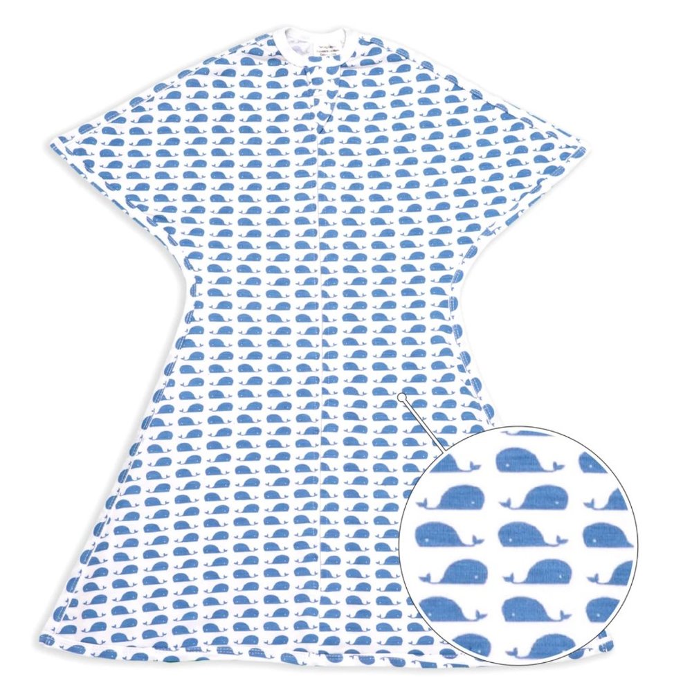 Blue Whales Zipadee-Zip Size Small